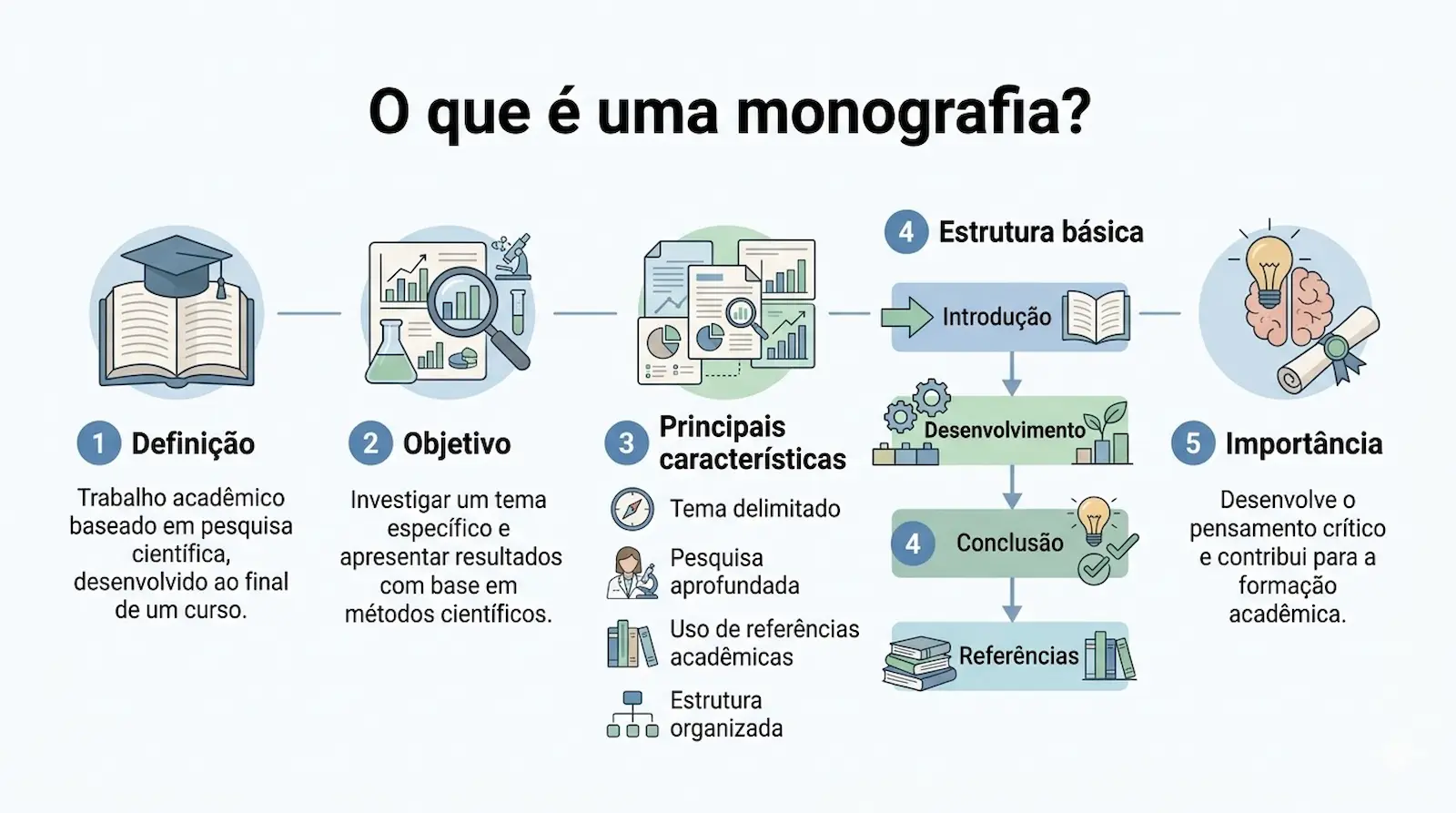 O que é uma monografia e quais são os principais elementos desse trabalho acadêmico