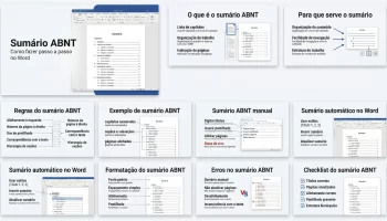 Sumário ABNT: como fazer passo a passo (manual e Word)
