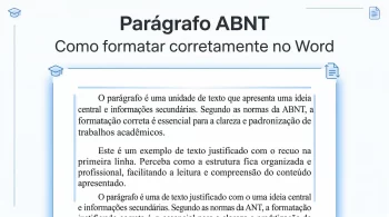 Parágrafo ABNT: como formatar corretamente (recuo, alinhamento e espaçamento)
