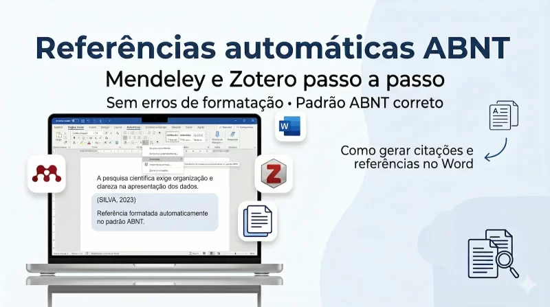 Referências automáticas ABNT: como usar Mendeley e Zotero no Word