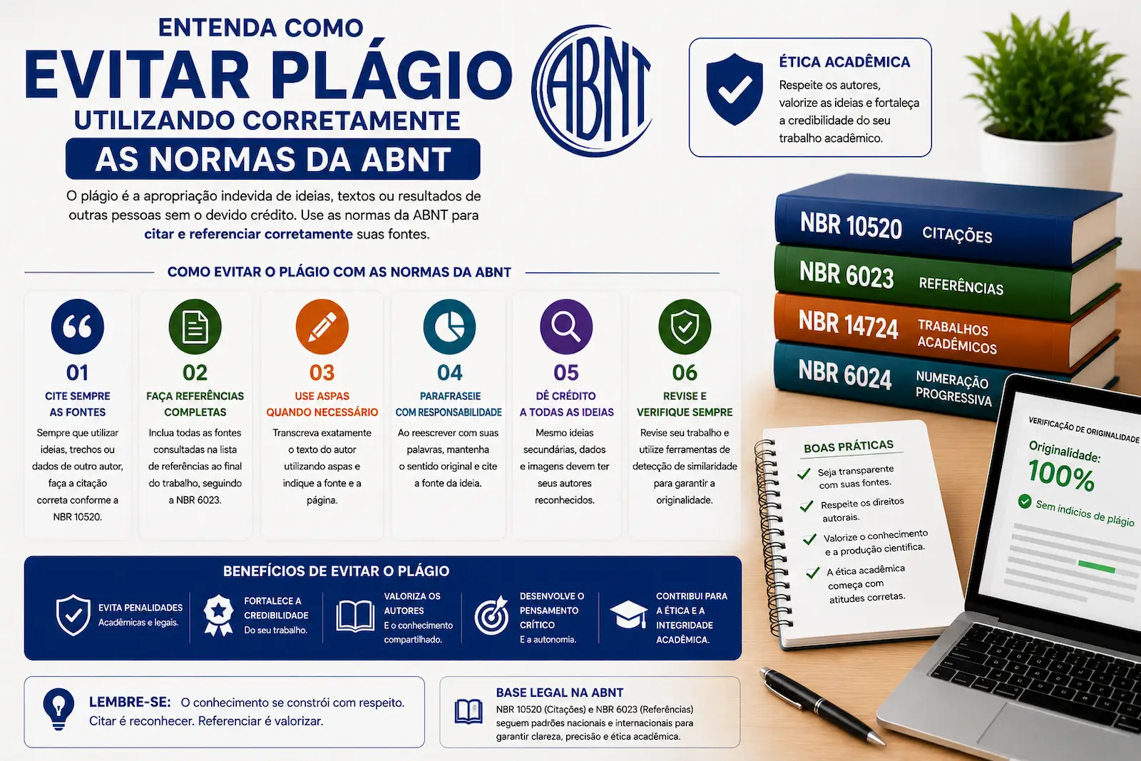 como evitar plágio utilizando citações e referências ABNT