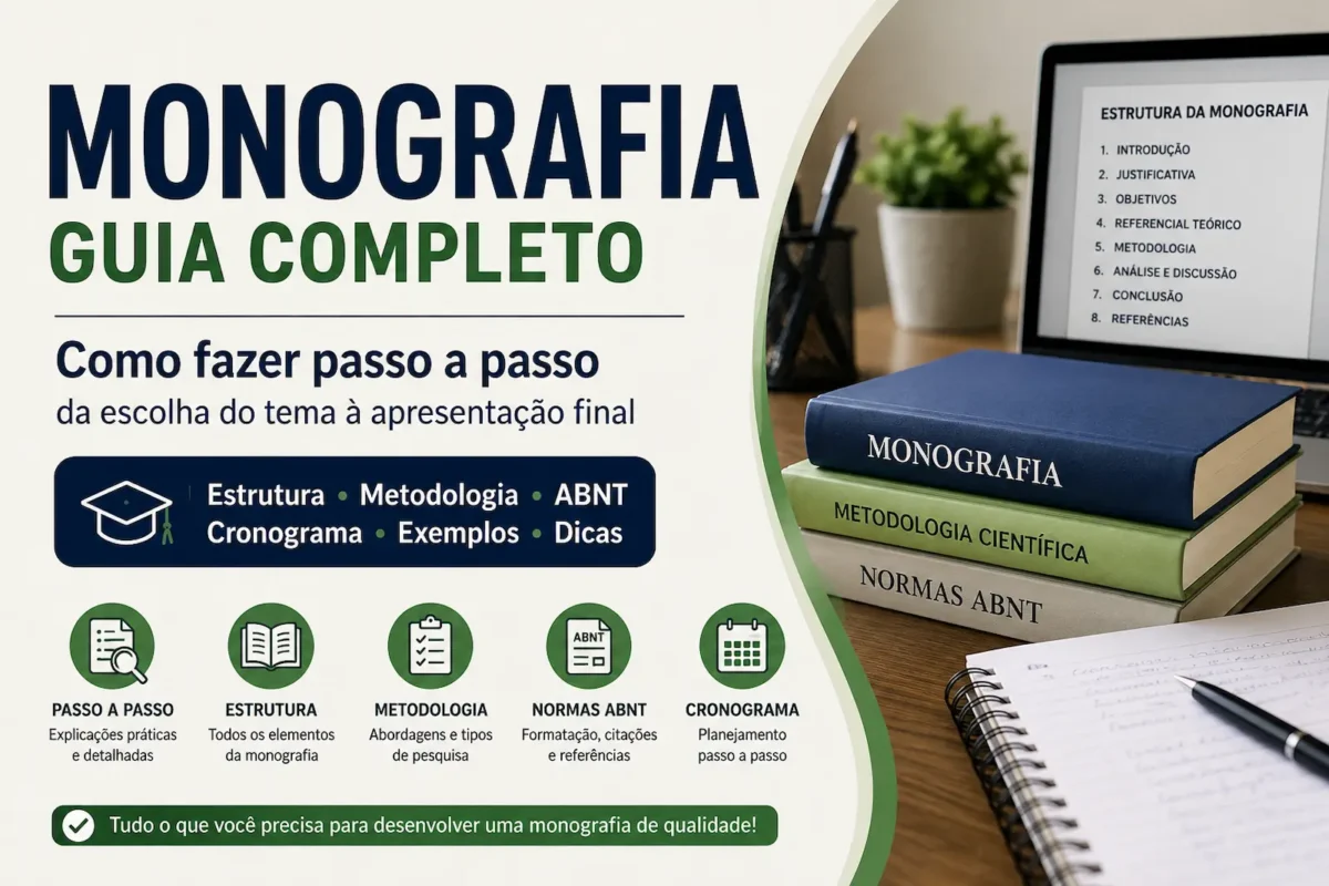 Monografia: Guia Completo para Fazer sua Monografia Passo a Passo