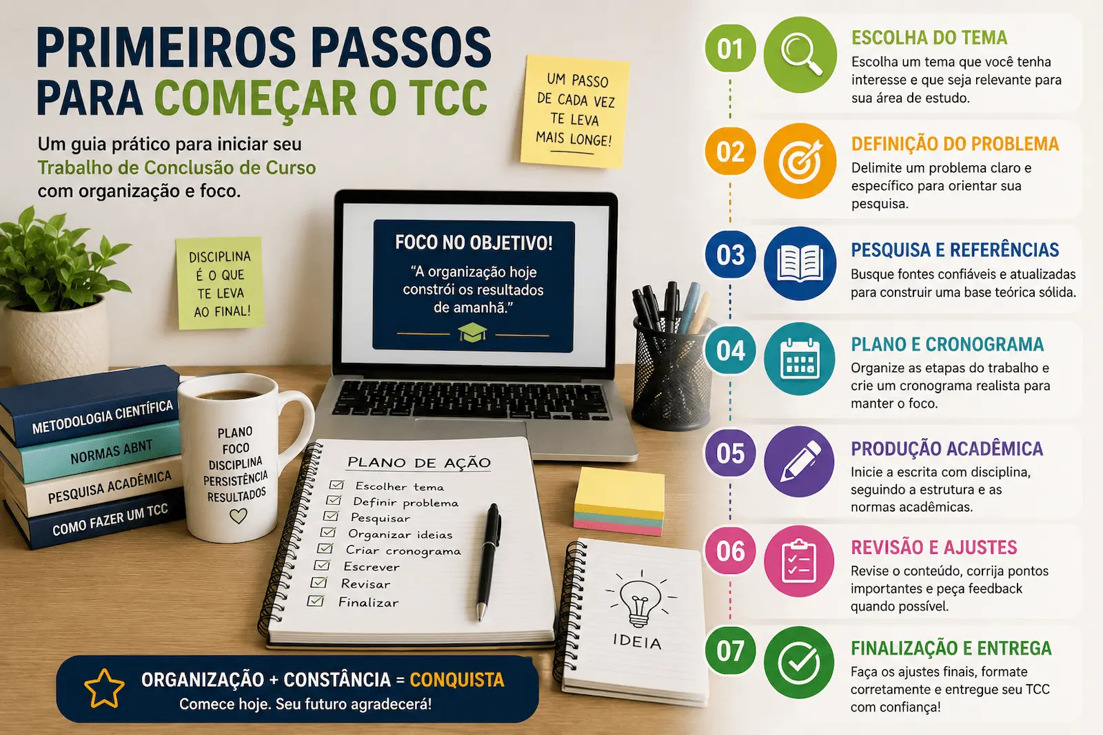 Primeiros passos para começar o TCC