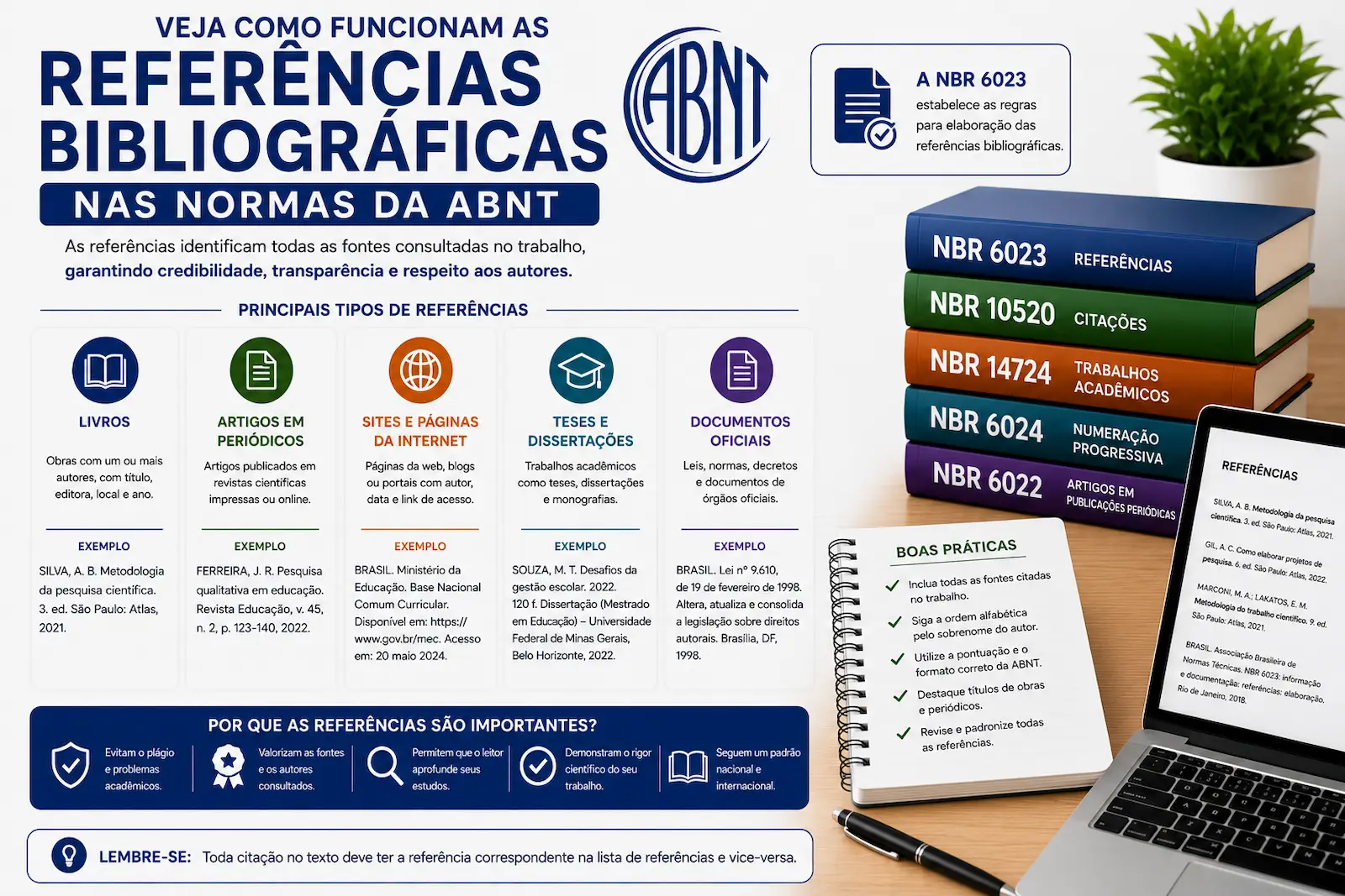 como fazer referências bibliográficas nas normas ABNT