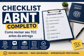 Checklist ABNT Completo: Como Revisar seu TCC Antes da Entrega