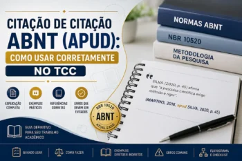 Citação de citação ABNT (apud): como usar corretamente no TCC (com exemplos)