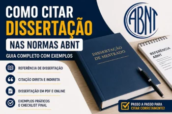 Como Citar Dissertação nas Normas ABNT: Guia completo com exemplos