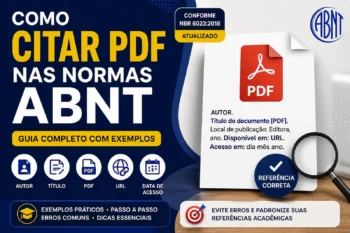 Como Citar PDF nas Normas ABNT: Guia completo com exemplos