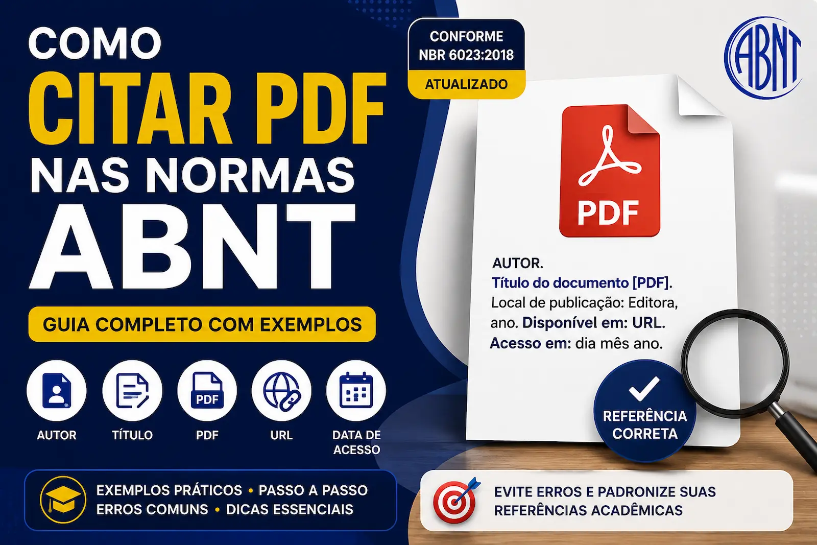 Como Citar PDF nas Normas ABNT: Guia com Exemplos