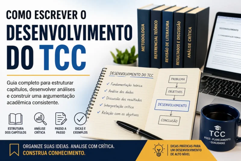 Como Escrever o Desenvolvimento do TCC: Guia Completo Passo a Passo