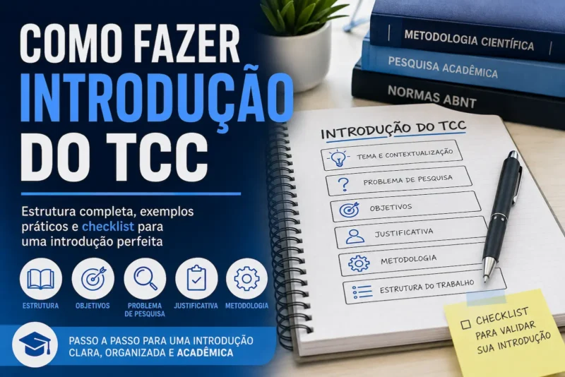 Como Fazer Introdução do TCC: Guia Completo com Estrutura, Exemplos e Checklist