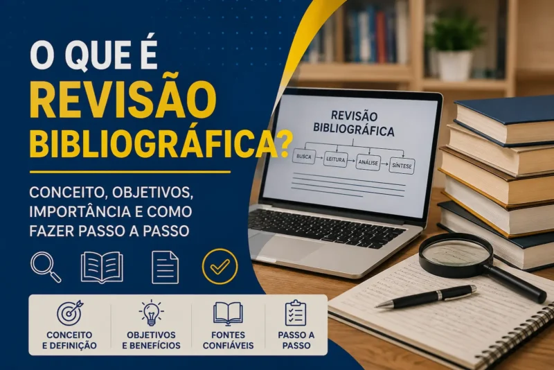 O que é Revisão Bibliográfica: conceito, objetivo e como fazer