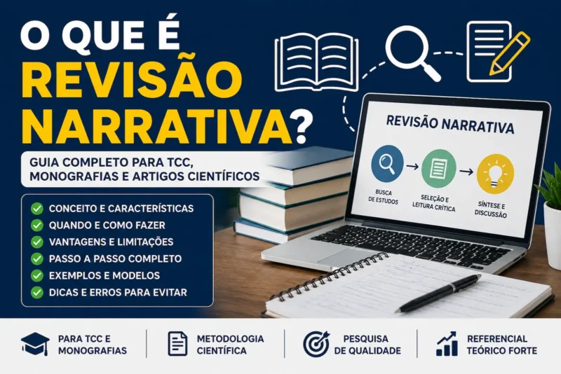 O que é Revisão Narrativa? Conceito, características e como fazer