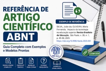 Referência de artigo científico ABNT: como fazer passo a passo (com exemplos)