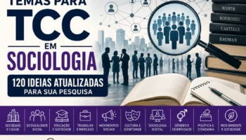 Temas para TCC em Sociologia: 120 Ideias Atualizadas para sua Pesquisa