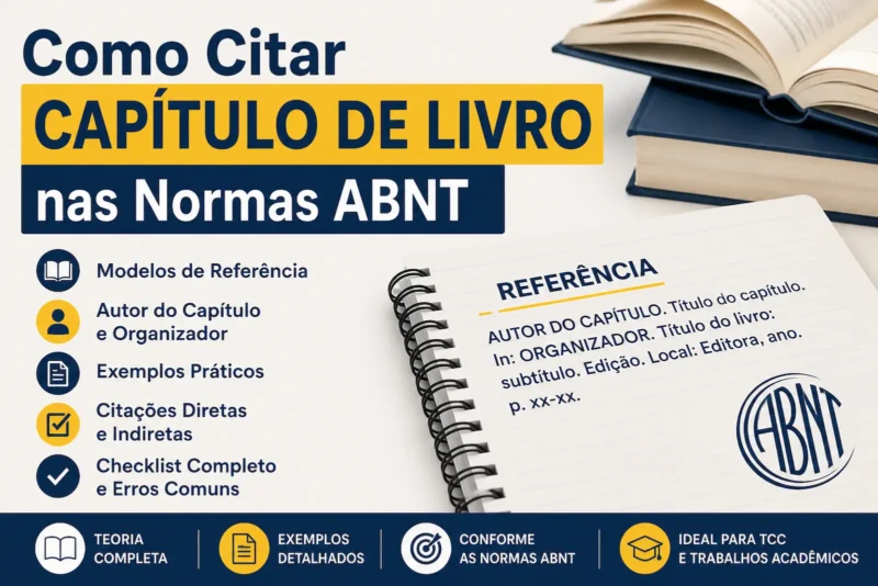 Como Citar Capítulo de Livro nas Normas ABNT: Guia Completo com Exemplos