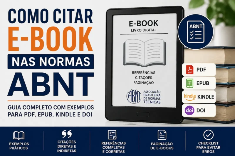 Como Citar E-book nas Normas ABNT: Guia Completo com Exemplos