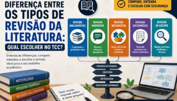 Diferença entre os tipos de revisão da literatura: qual escolher no TCC?