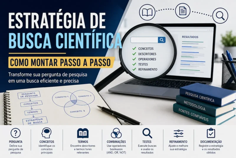Estratégia de Busca Científica: Como Montar Passo a Passo