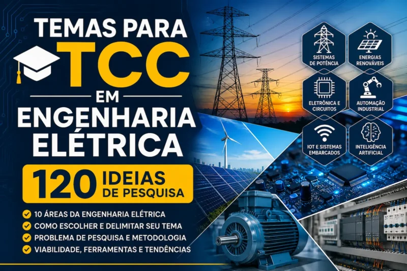 Temas para TCC em Engenharia Elétrica: 120 Ideias para sua Pesquisa