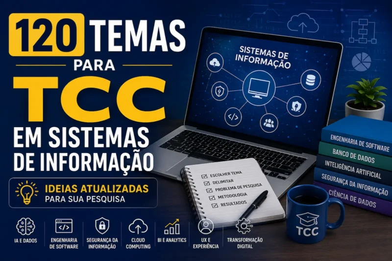 Temas para TCC em Sistemas de Informação: 120 Ideias Atualizadas para sua Pesquisa