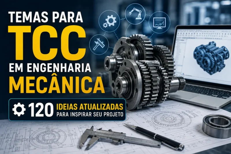 Temas para TCC em Engenharia Mecânica: 120 Ideias Atualizadas para sua Pesquisa