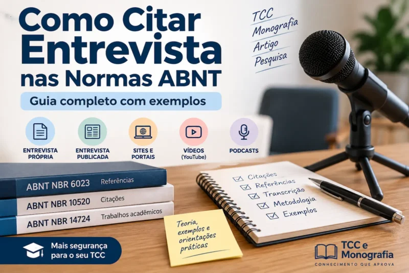 Como Citar Entrevista nas Normas ABNT: Guia com Exemplos