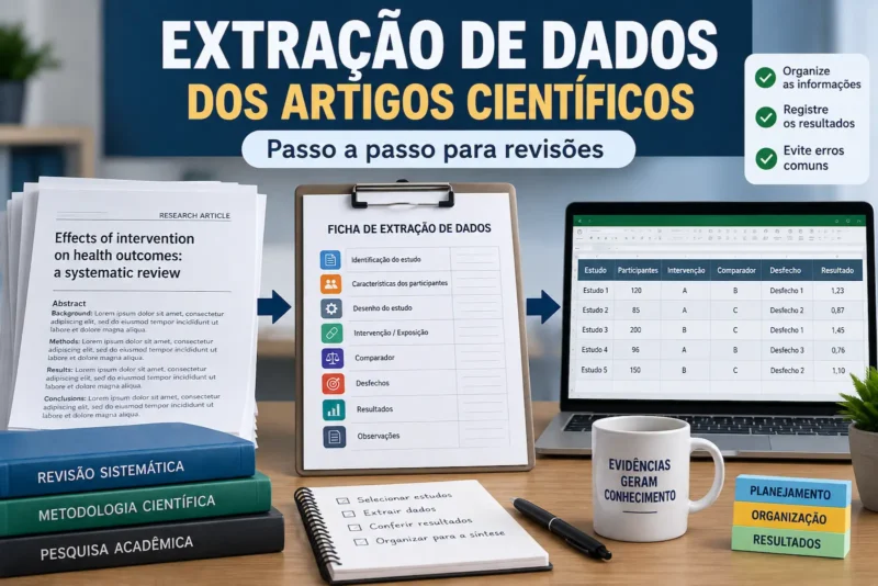 Como Extrair Dados dos Artigos Científicos em uma Revisão