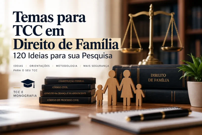 Temas para TCC em Direito de Família: 120 Ideias para sua Pesquisa
