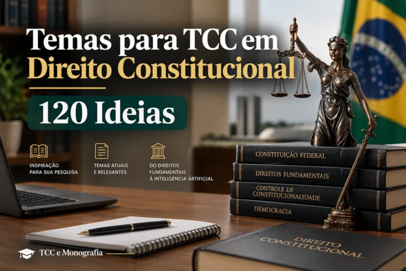 Temas para TCC em Direito Constitucional: 120 Ideias para sua Pesquisa