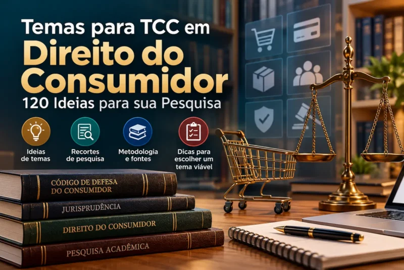 Temas para TCC em Direito do Consumidor: 120 Ideias para sua Pesquisa